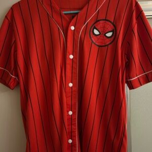 Marvel Red Spider-Man Pinstripe Jersey